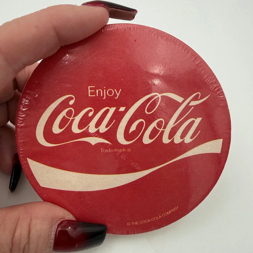 Coca Cola Absorbent Coasters 12 Count‎ Sealed 2008 Coke Bar Decor